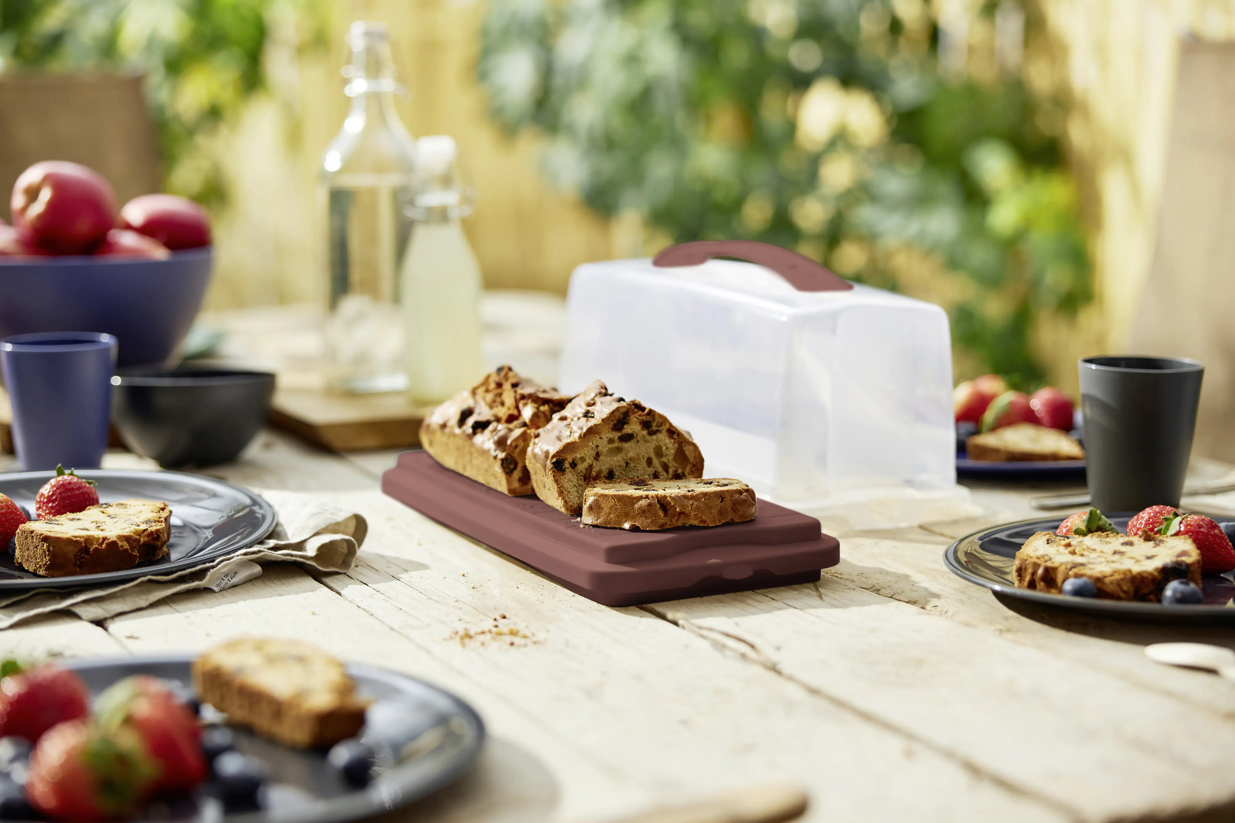 Rotho Kuchenbehälter Fresh iron rot