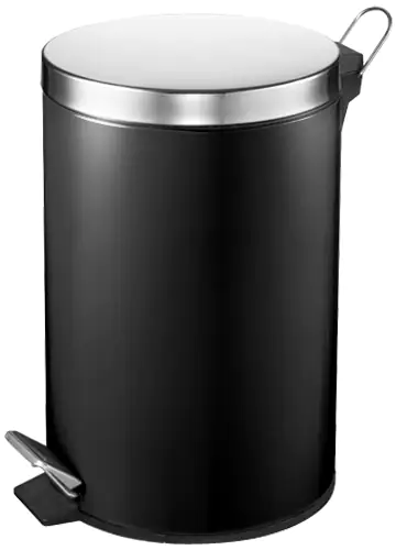 4333692002622 TrendLine Tretabfalleimer 12 L schwarz