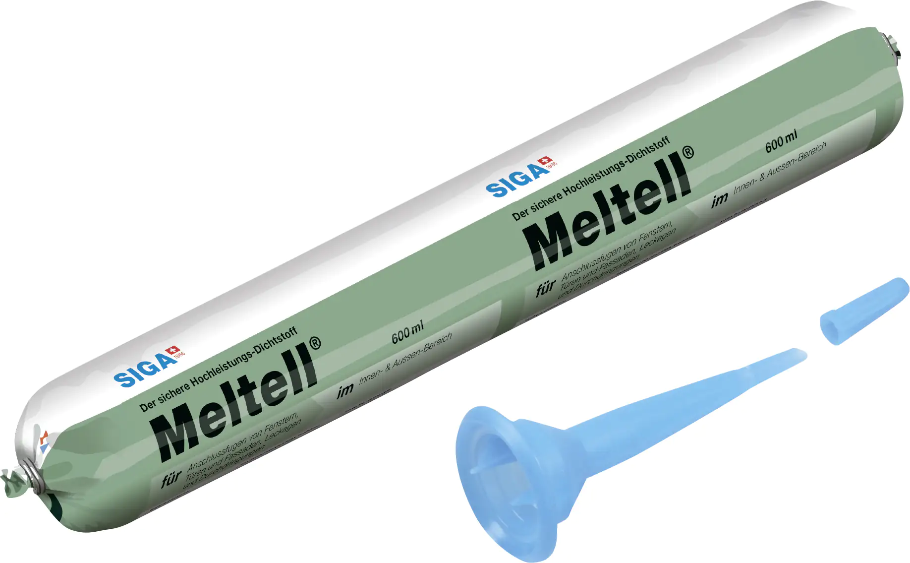 Siga Hochleistungsdichtstoff Meltell Schlauchbeutel 600 ml weiß