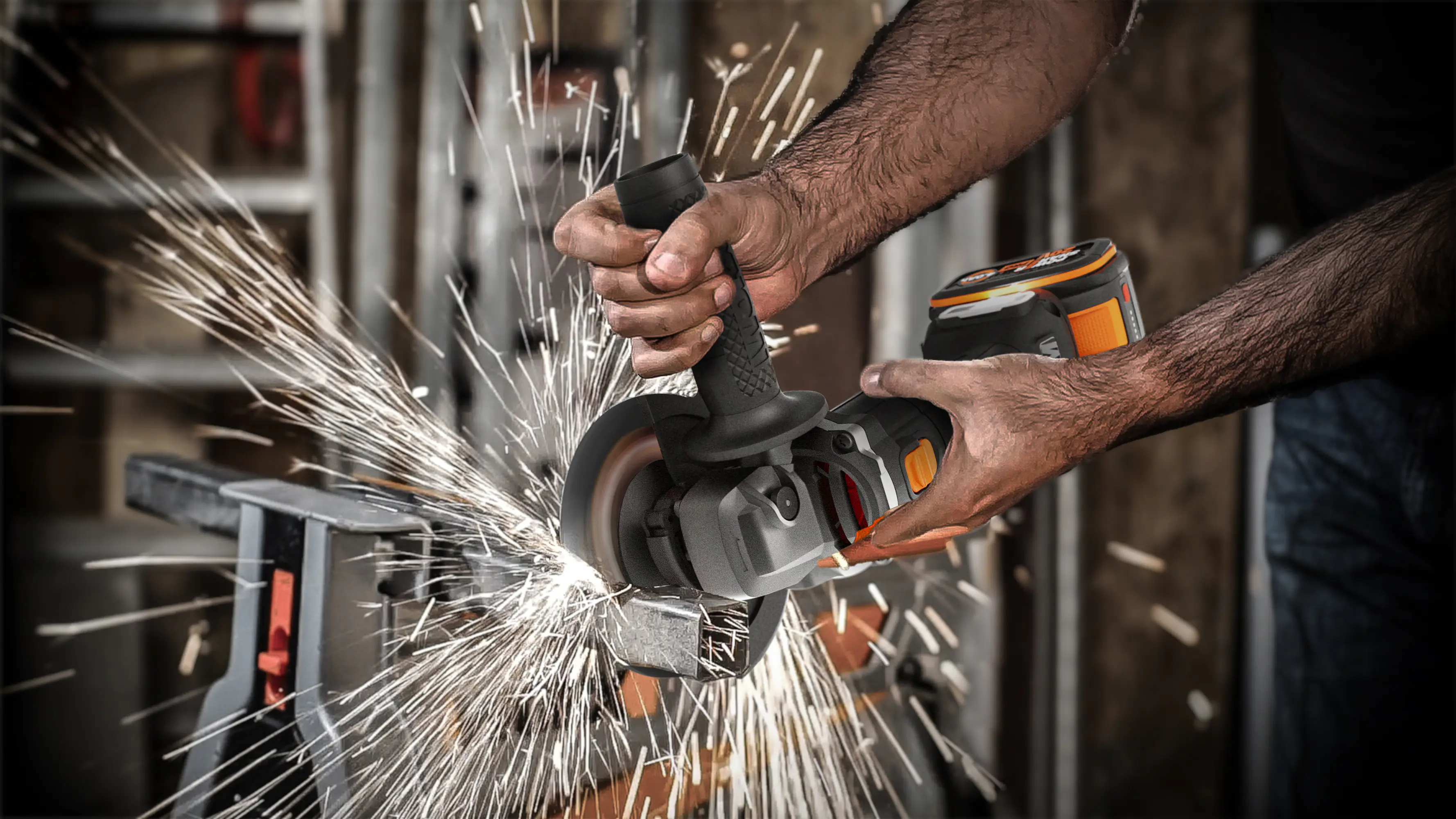 Worx Akku-Winkelschleifer WX800.9 20 V Solo Worx Akku-Winkelschleifer WX800.9 20 V Solo
