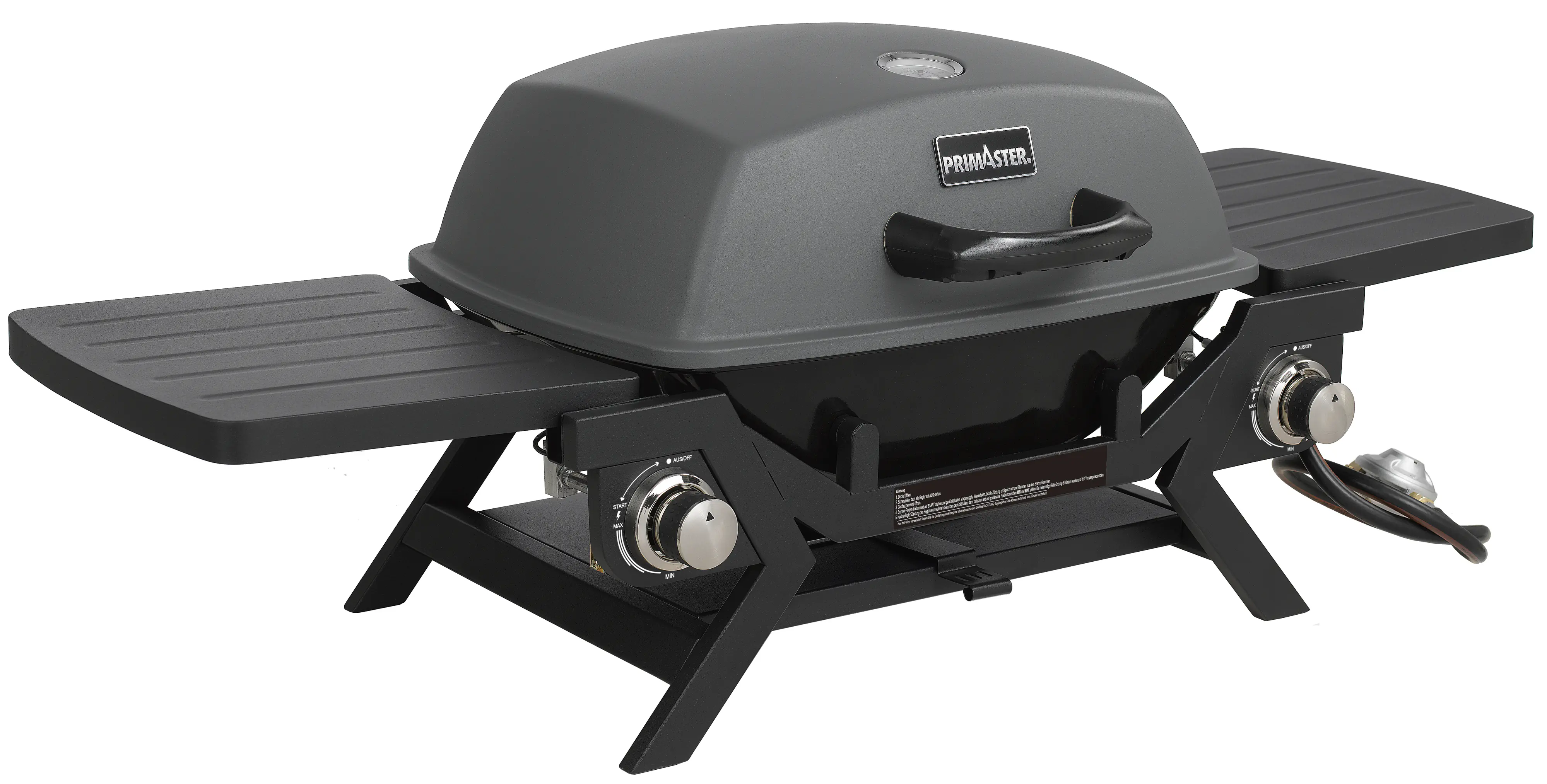 Primaster Tisch-Gasgrill CityFlame 2 Brenner Grillfläche: 47 x 35 cm