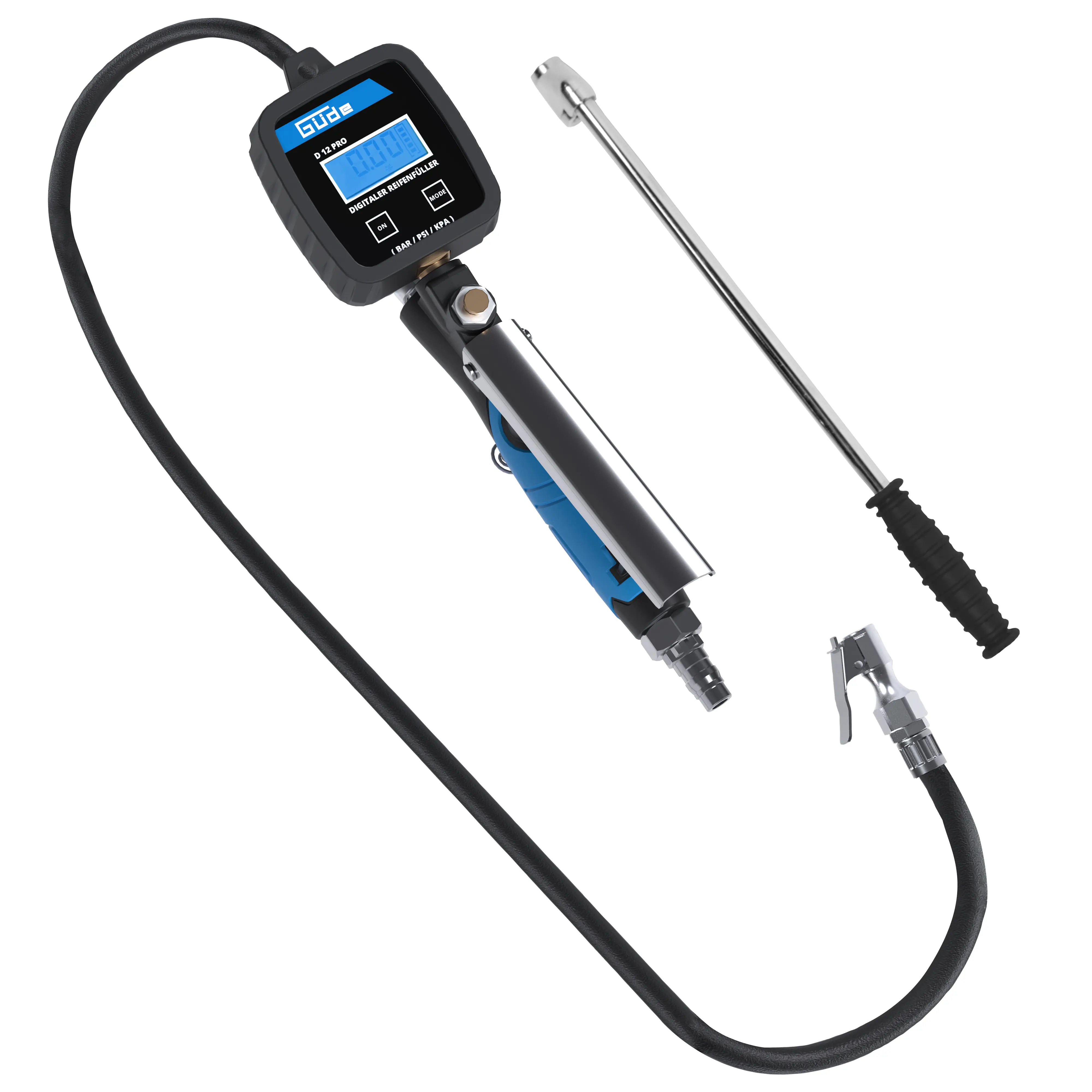 Güde Reifenfüller D 12 Pro mit digitalem Manometer