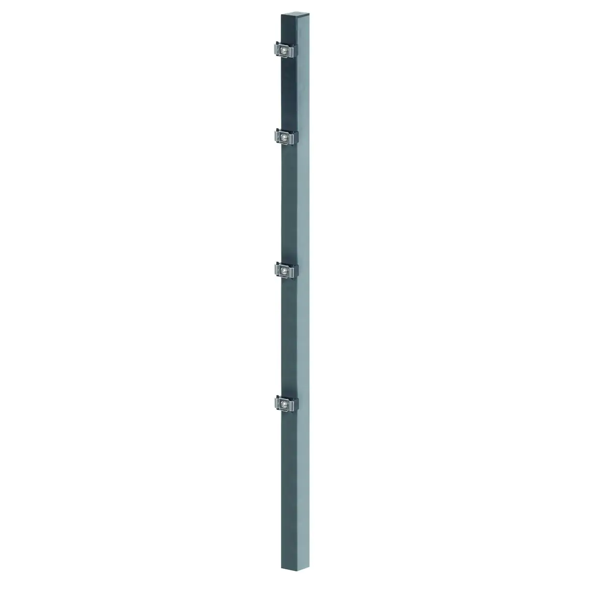 4004338677909 Alberts Zaunpfosten inkl. Klemmlasche 120 cm 60 x 40 mm anthrazit