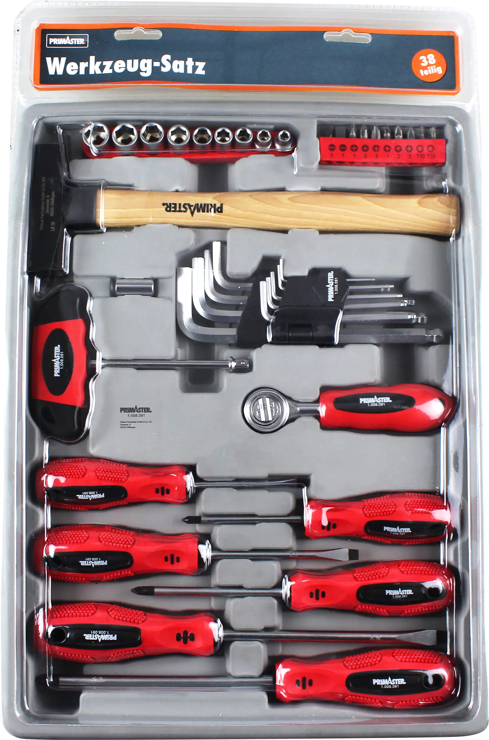 Primaster Werkzeug-Set 38-teilig Primaster Werkzeug-Set 38-teilig