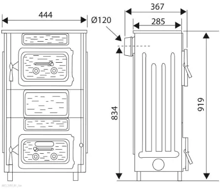 Wamsler Werkstattofen WO 109-8 Stahl, 8 kW
