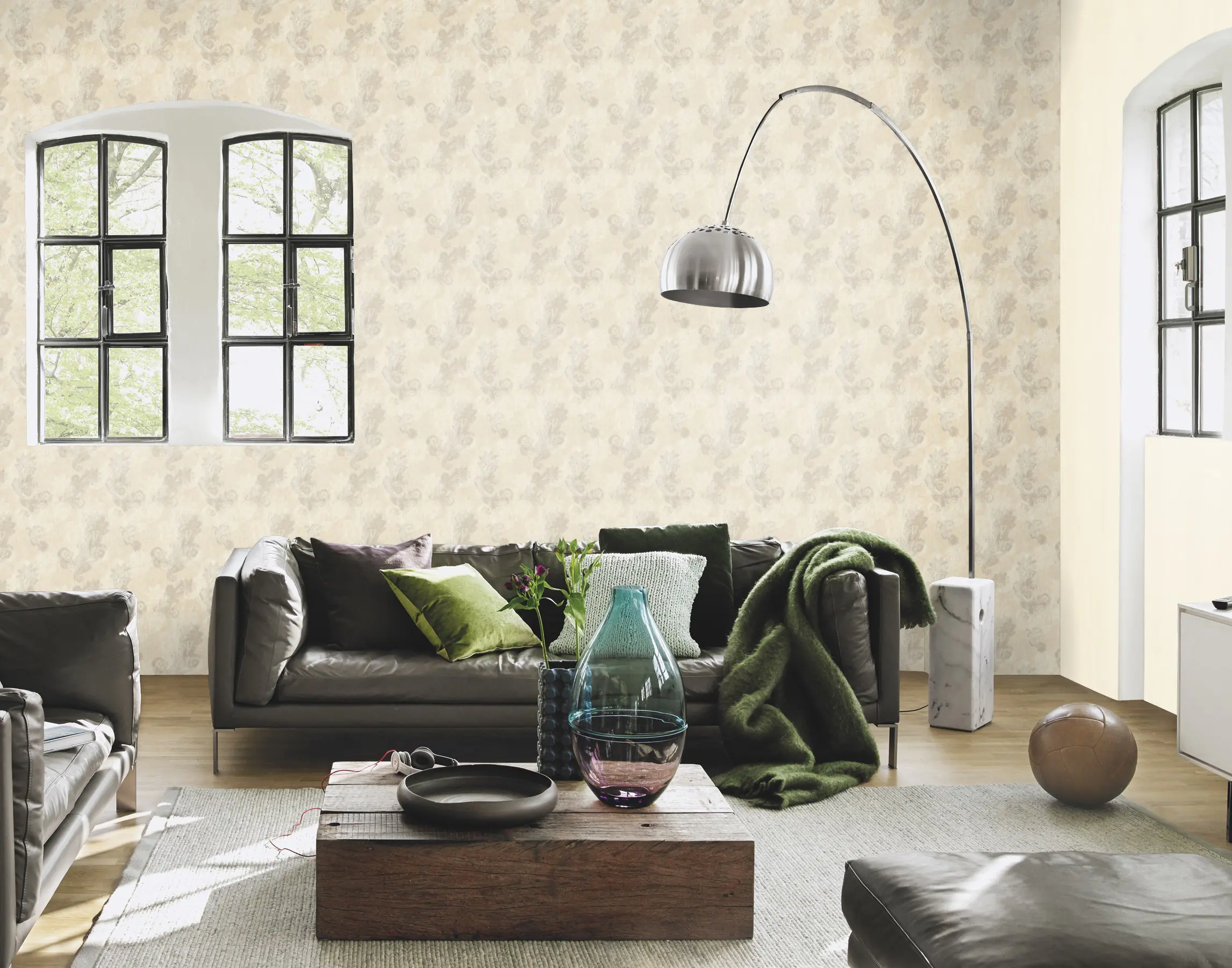 Rasch Vliestapete 746020 Beige-Hellbeige Uni 10,05 m x 0,53 m