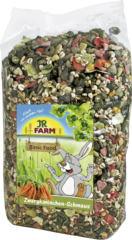 JR Farm Nagerfutter Zwergkaninchen Schmaus 2,5 kg