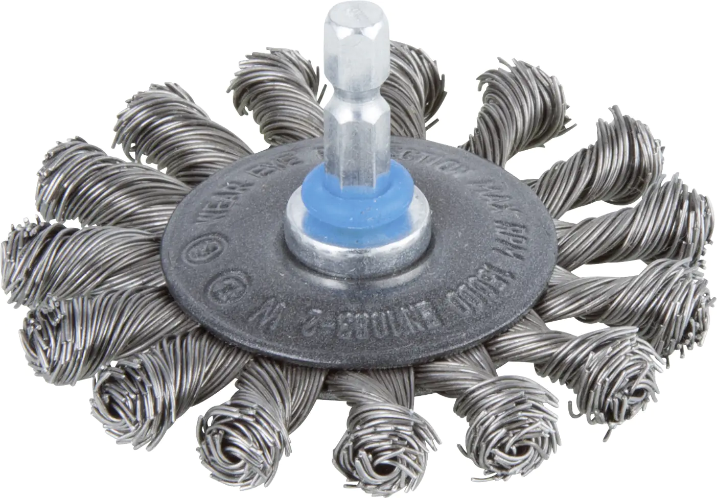 Wolfcraft Scheibendrahtbürste Ø 75 mm gezopft