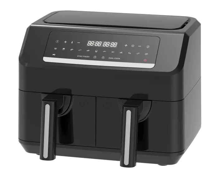 Emerio Doppel-Heißluftfritteuse AF-130376.1, 2x 3,6 L, 2400 Watt Emerio Doppel-Heißluftfritteuse AF-130376.1, 2x 3,6 L, 2400 Watt