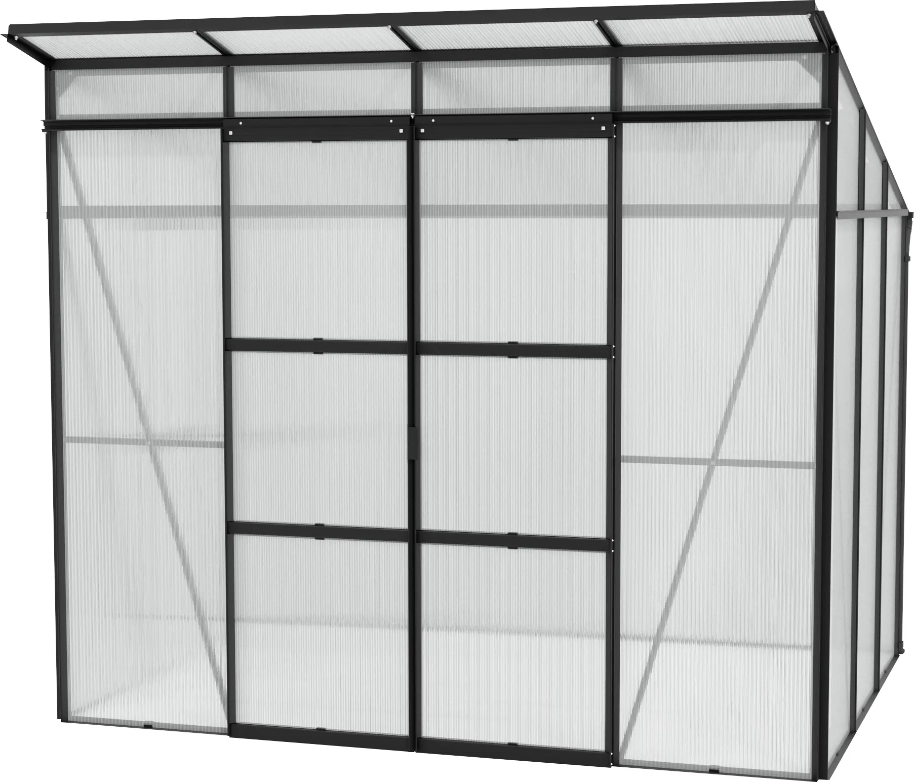 Vitavia Gewächshaus Freya 5900 254 x 192 cm 6 mm Hohlkammerplatten