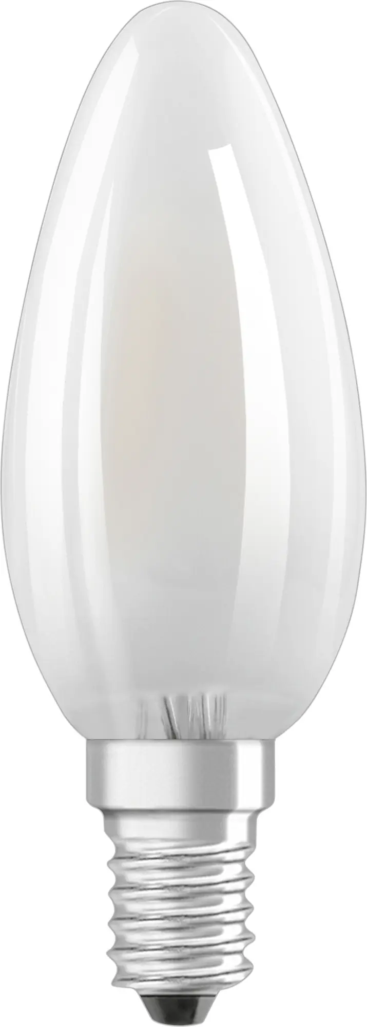 Osram LED Leuchtmittel Clas B25 E14 2,5W 2er Pack warmweiß, weiß matt Osram LED Leuchtmittel Clas B25 E14 2,5W 2er Pack warmweiß, weiß matt
