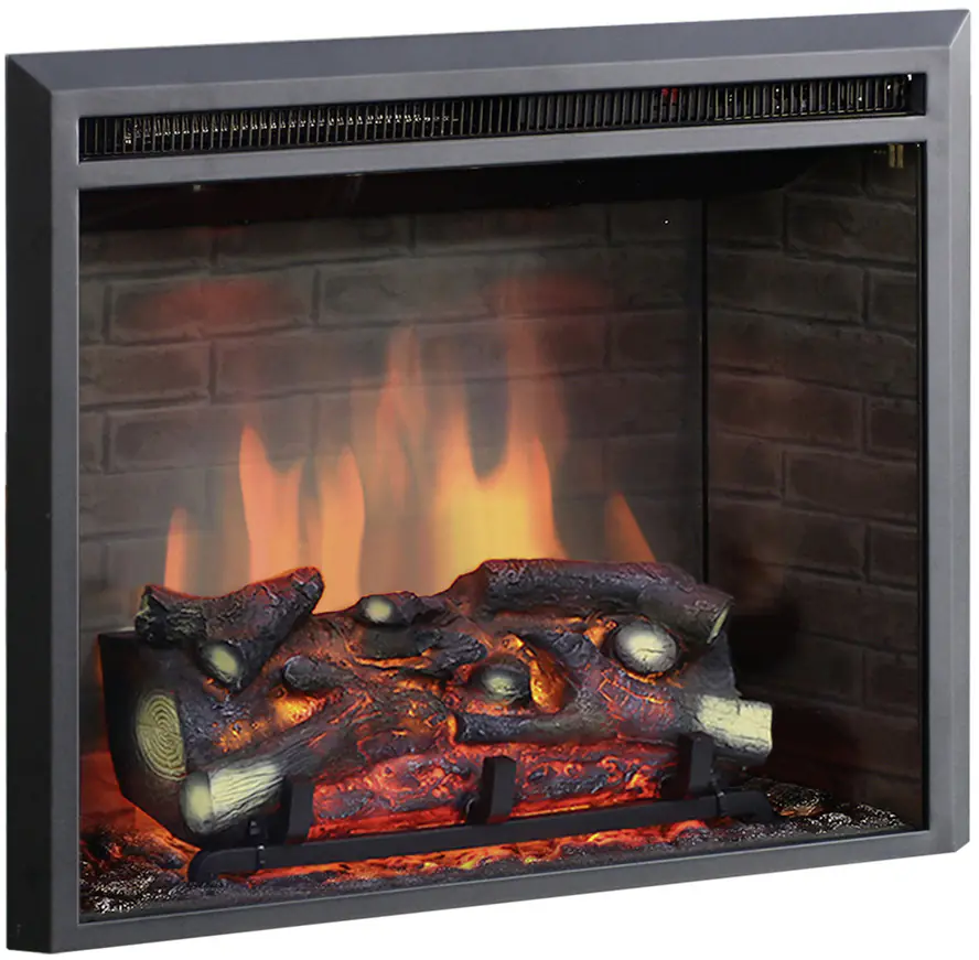 BALDERIA Elektrokamin schwarz Calida 26 1000/2000 Watt 62,5 x 71 cm