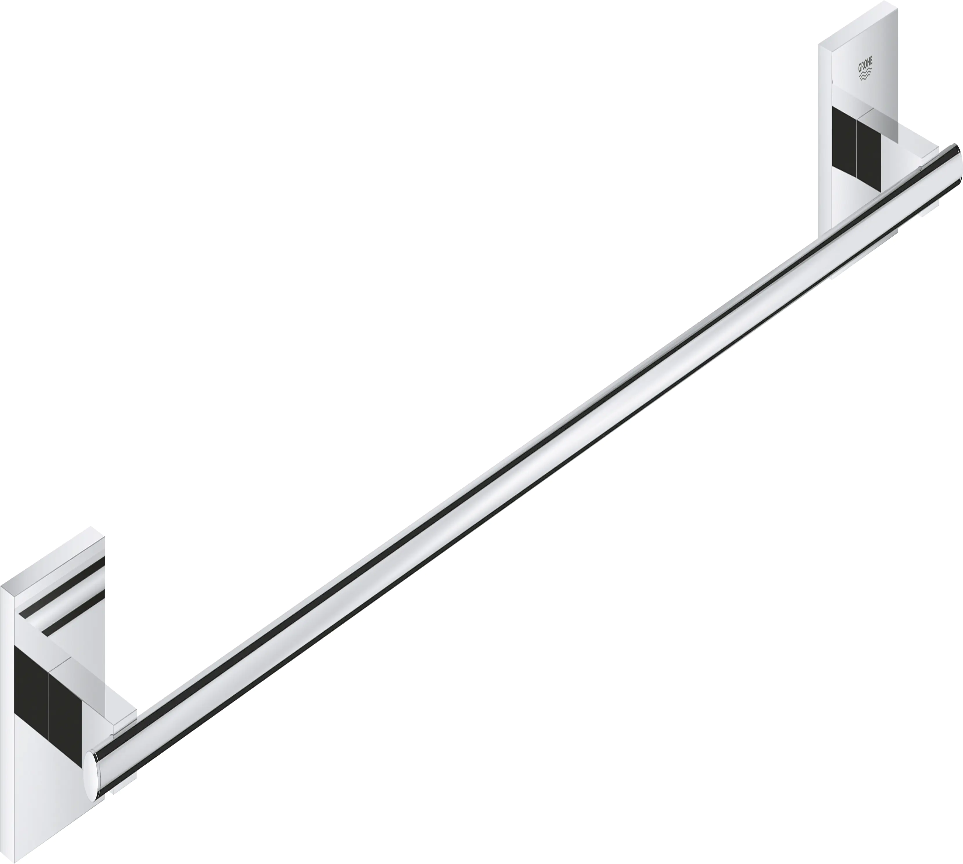 Grohe Start Cube Badetuchhalter chrom klebbar Grohe Start Cube Badetuchhalter chrom klebbar