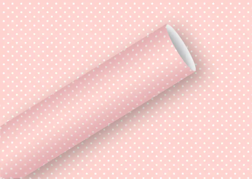 Braun & Company Geschenkpapier Kollektion Lulu hellrosa 2 m x 70 cm
