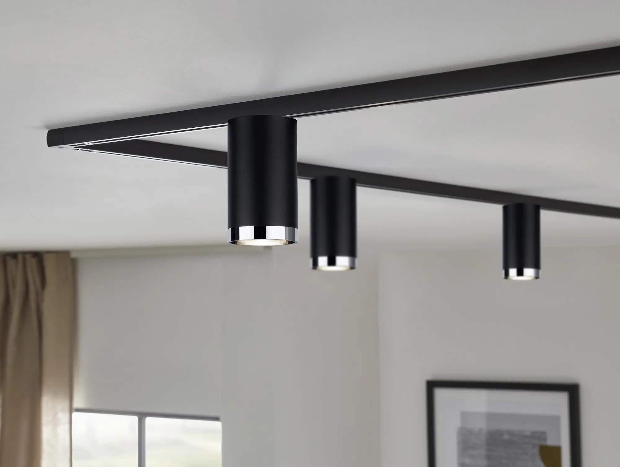 Paulmann URail Spot Tube GU10 schwarz matt 6,5 cm max. 10 W