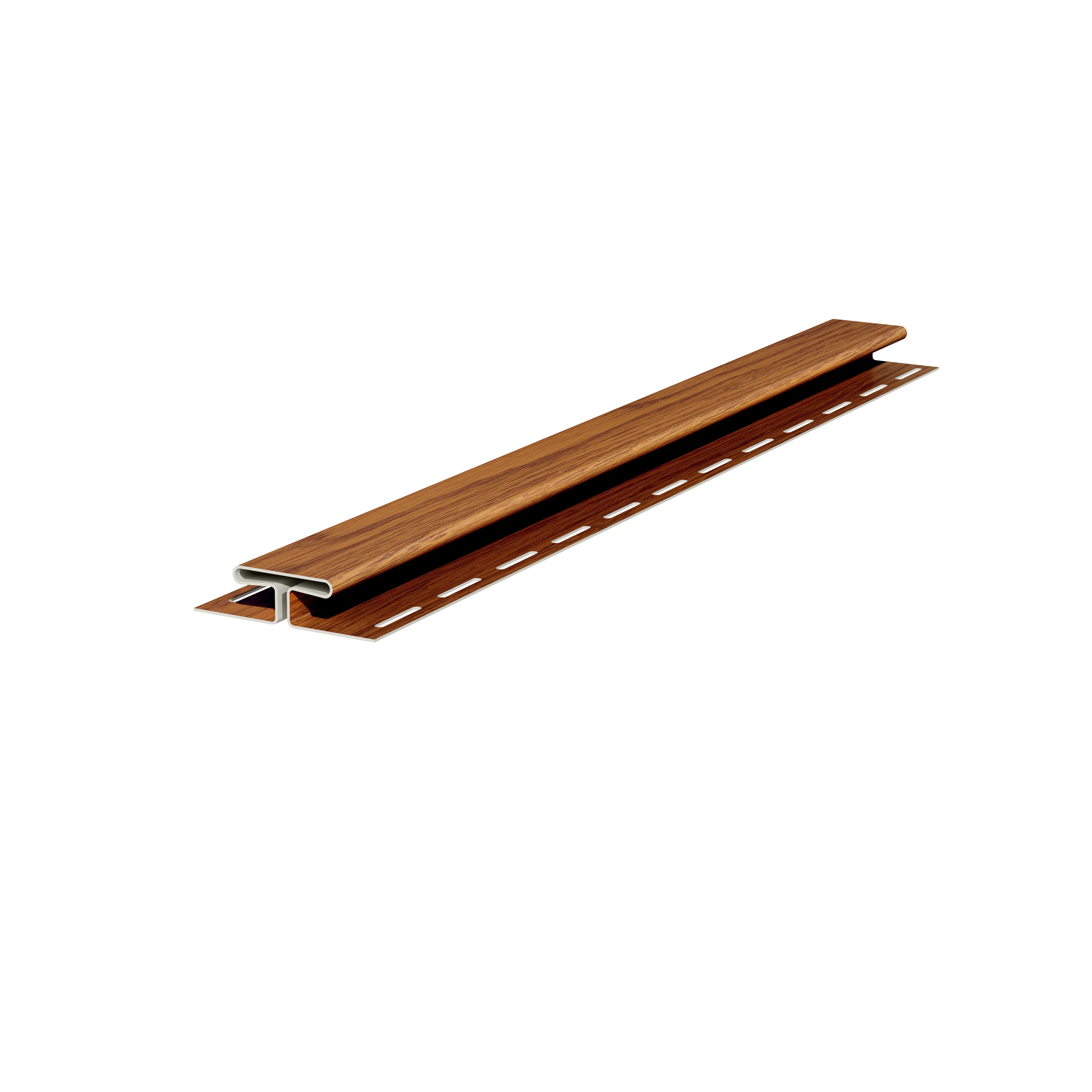 Verbindungsleiste für Fassadenverkleidung Golden Oak braun 305 x 7,5 cm 