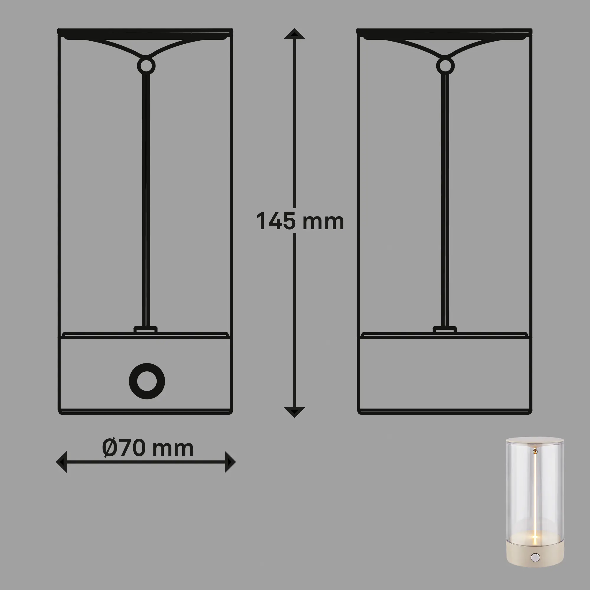 Briloner LED Akku-Tischleuchte Wiggle beige 15 cm warmweiß dimmbar Briloner LED Akku-Tischleuchte Wiggle beige 15 cm warmweiß dimmbar