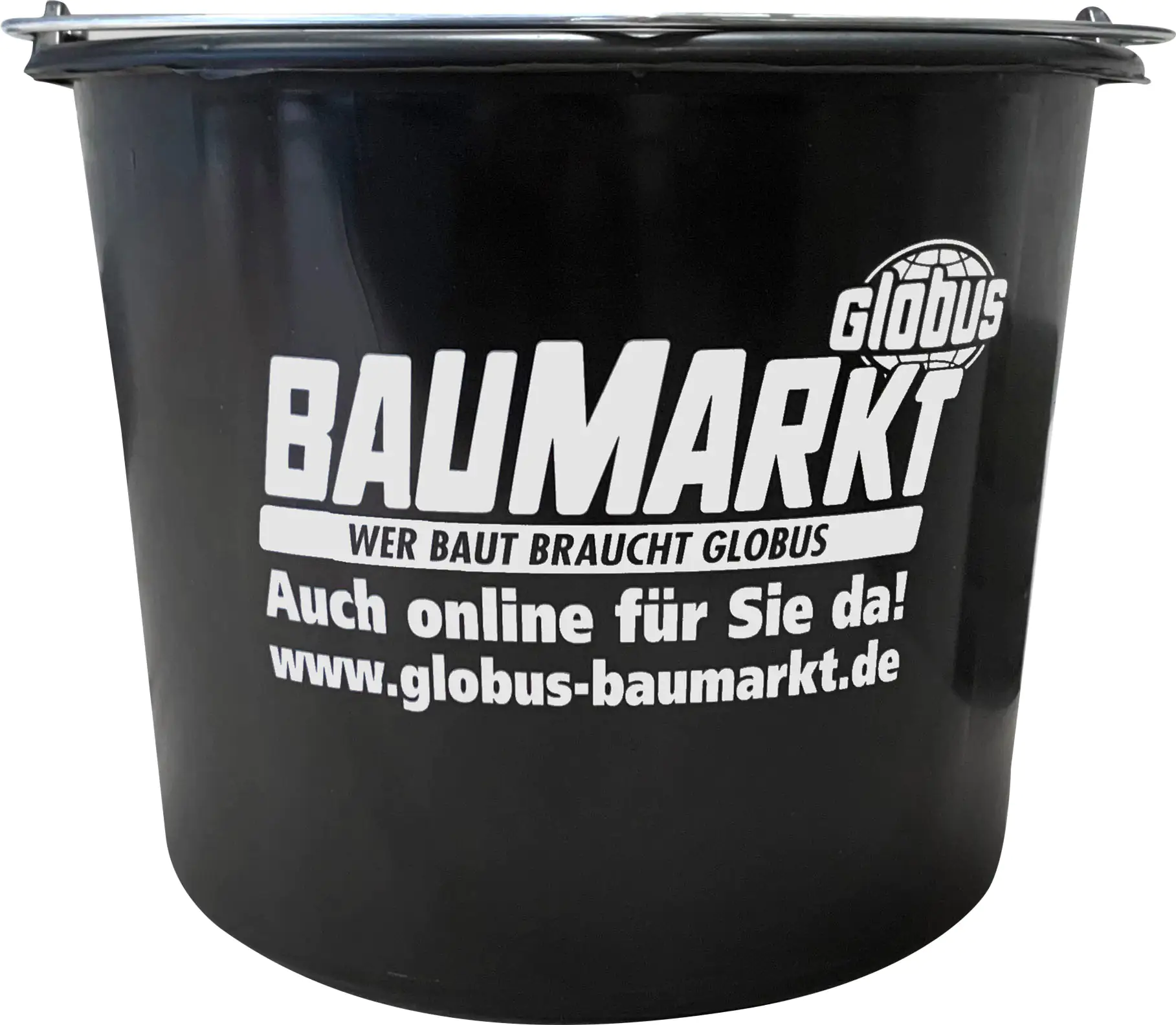 8713331013329 Baueimer 12 l Kunststoff schwarz Knopfbügel L-Skala