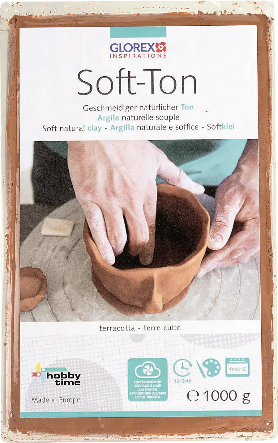 Glorex Soft-Ton terracotta, 1000 g