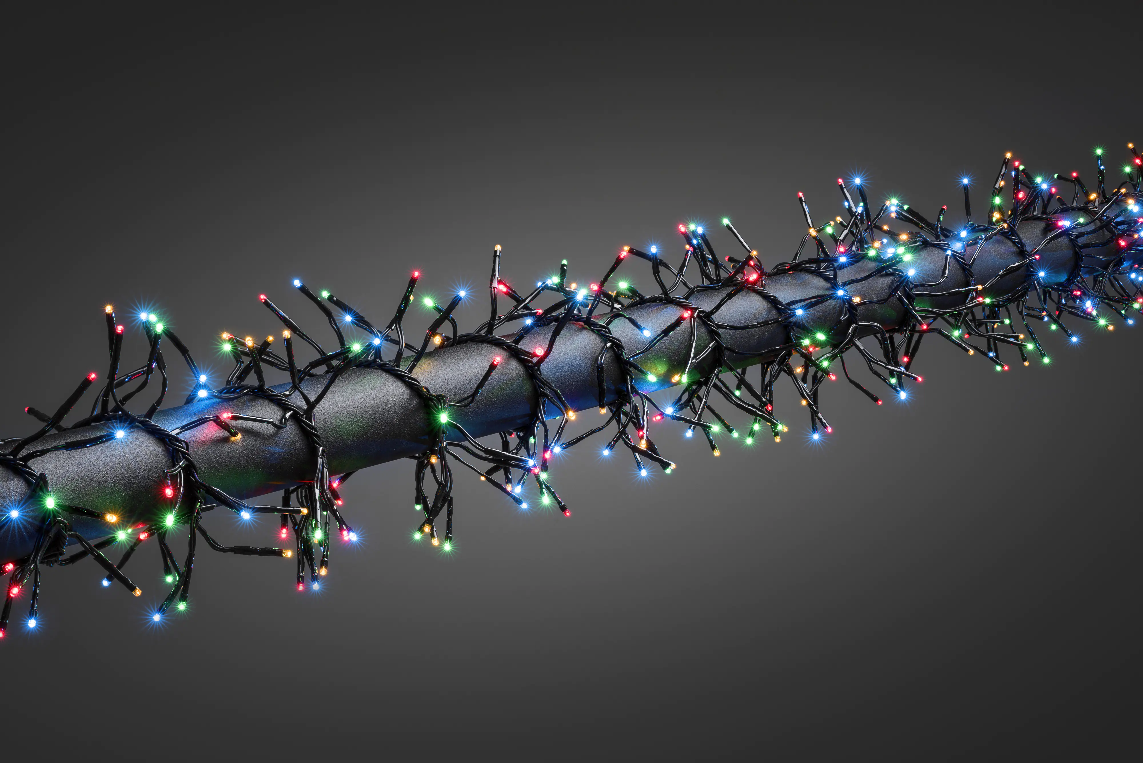 Konstsmide Micro LED Büschellichterkette Cluster Außen 768 bunte Dioden 10,8 m