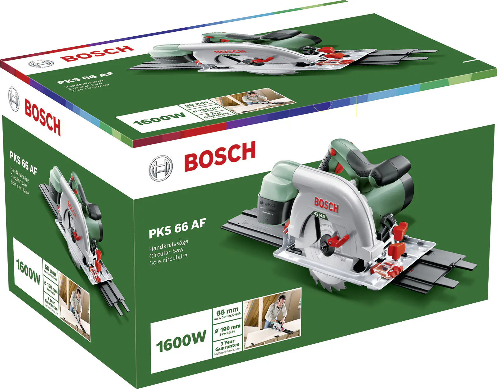 Bosch Handkreissäge PKS 66 AF 1600 Watt