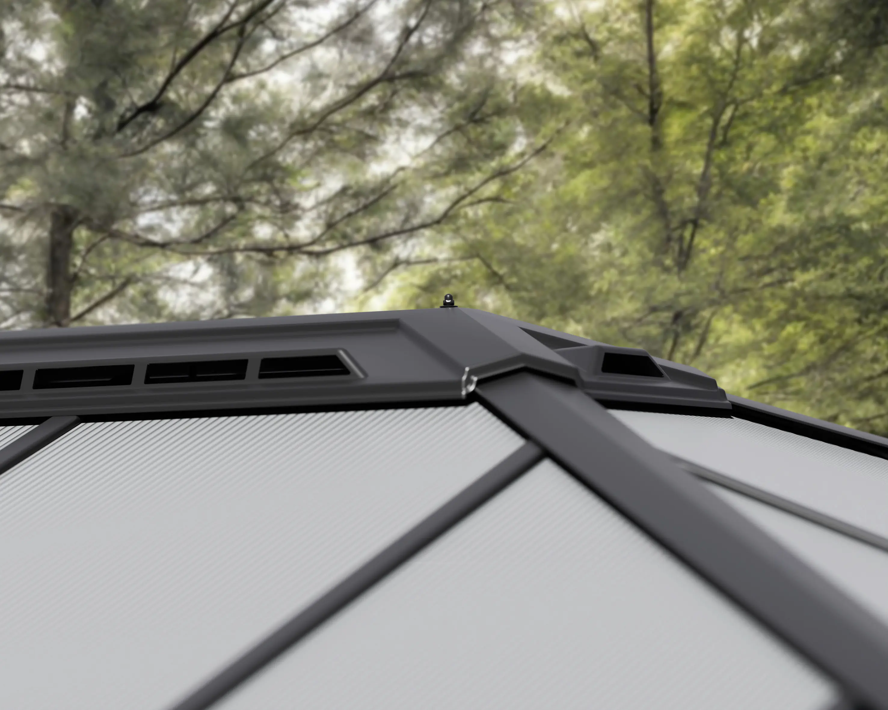 Canopia Carport Colorado Grau Alu 426 x 487 cm