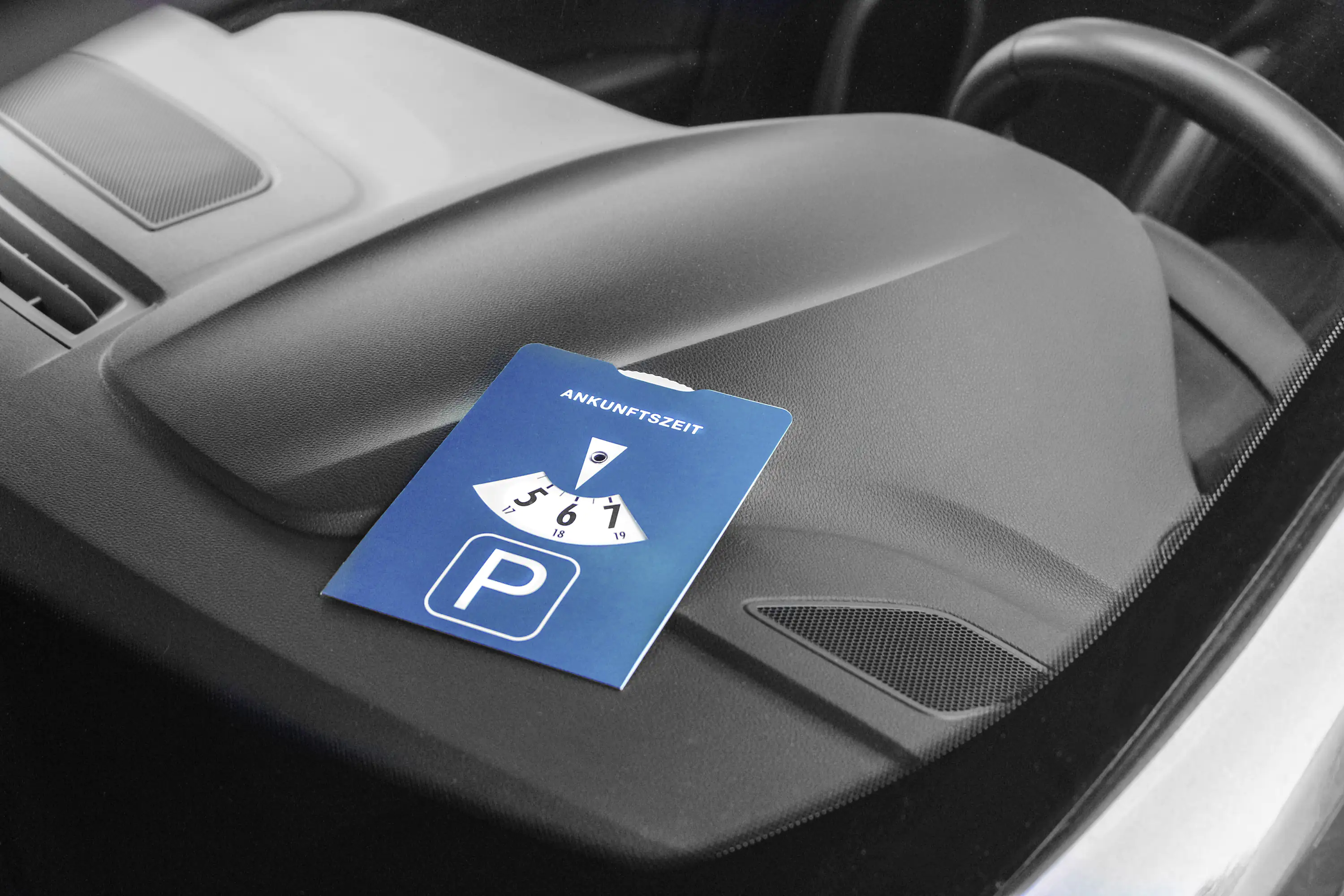 APA Parkscheibe blau Karton