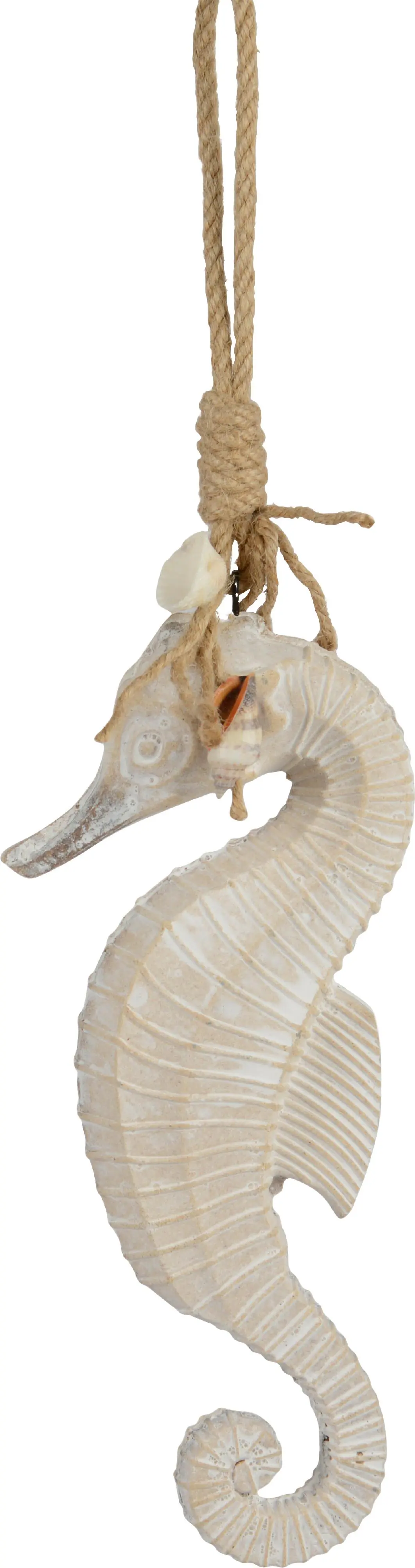 Kaemingk Deko-Anhänger Seepferdchen Holzfaser 30 cm