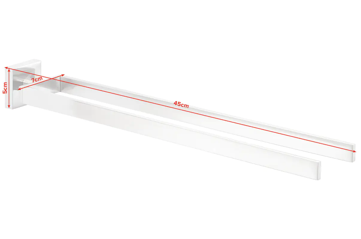 tesa Exxclusiv Handtuchhalter edelstahl zweiarmig