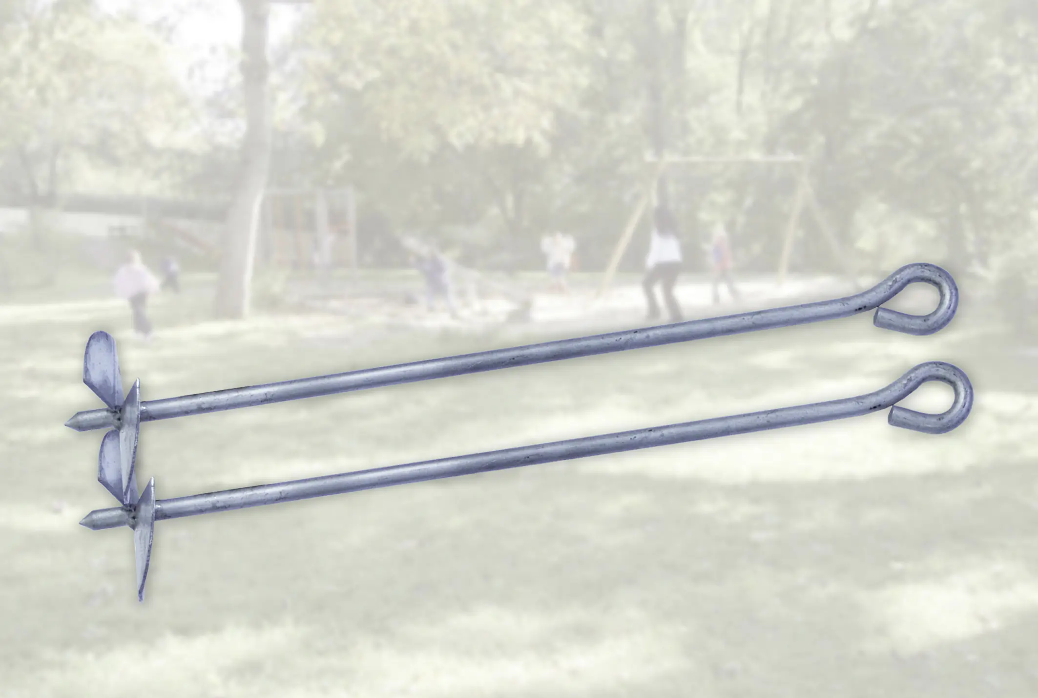 Weka Bodenanker 6er-Set, für Spielturm und Schaukel