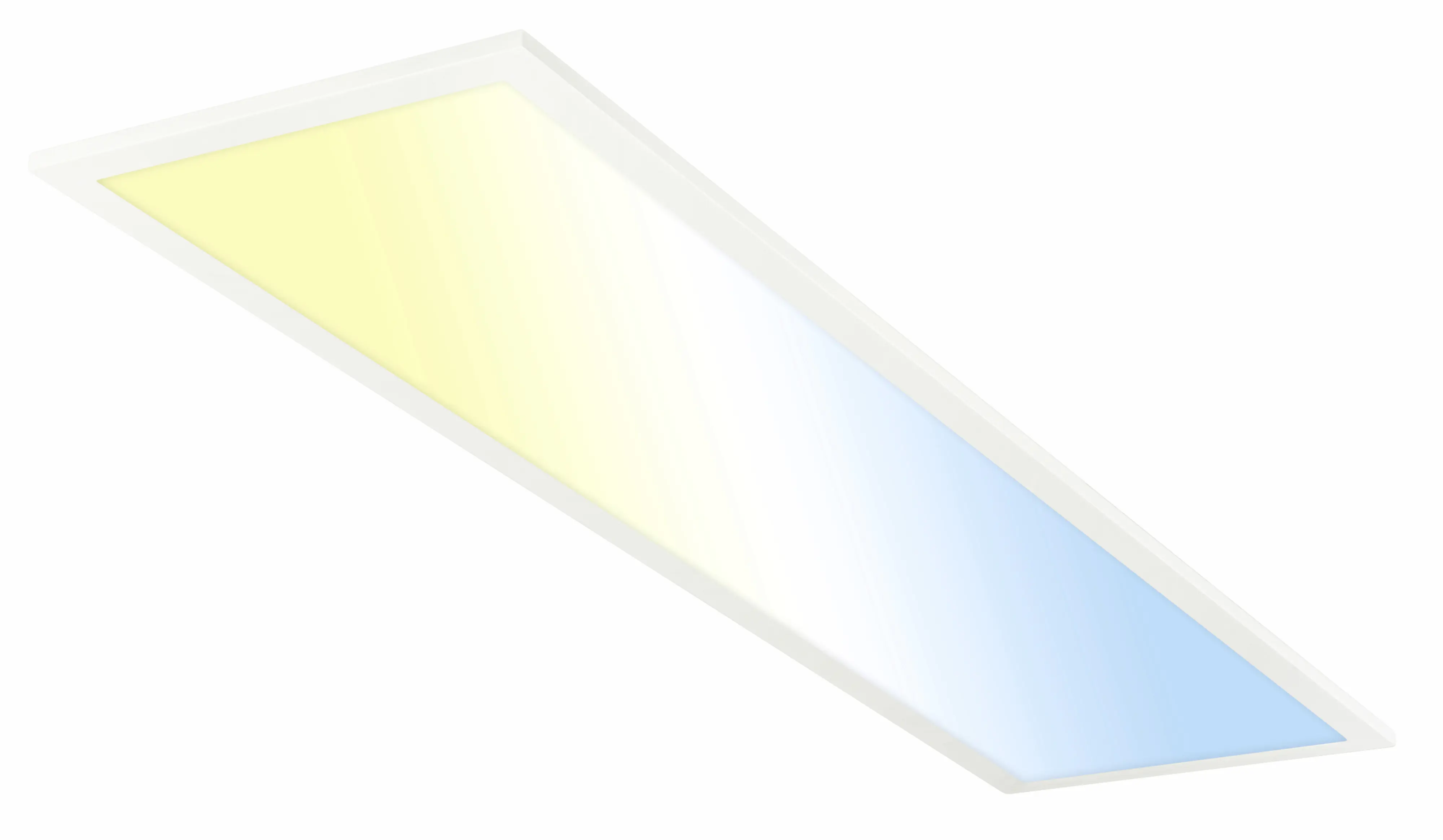 Briloner LED-Panelleuchte Piatto 100 x 25 cm weiß matt dimmbar warmweiß-kaltweiß