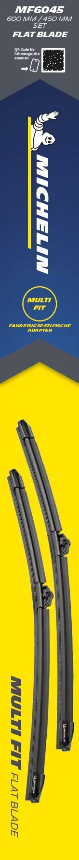 Michelin Scheibenwischer Multi Fit Set MF6045