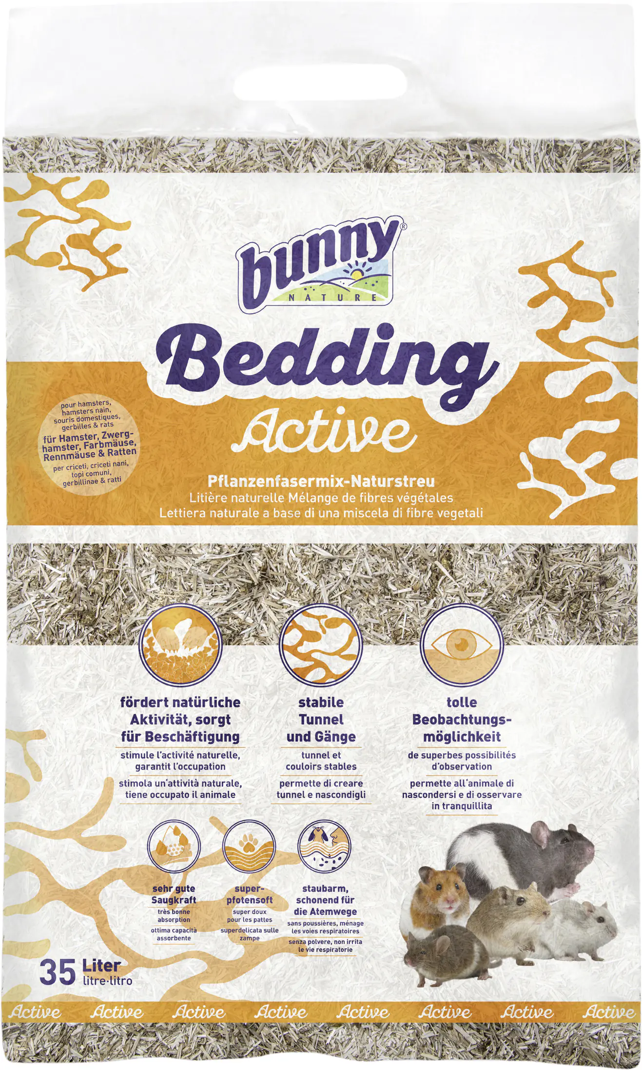bunny Bedding Active 35l für Nager