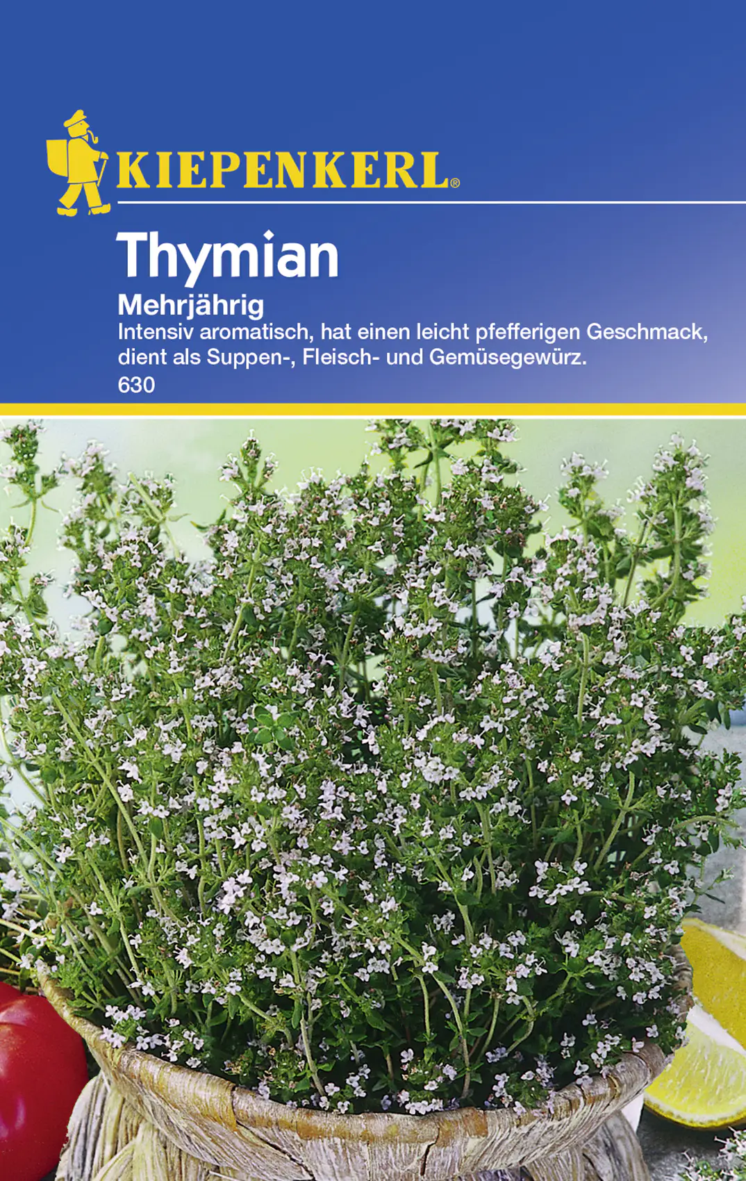 Kiepenkerl Thymian Thymian mehrjährig Thymus vulgaris, Inhalt: ca. 100 Pflanzen Kiepenkerl Thymian Thymian mehrjährig Thymus vulgaris, Inhalt: ca. 100 Pflanzen