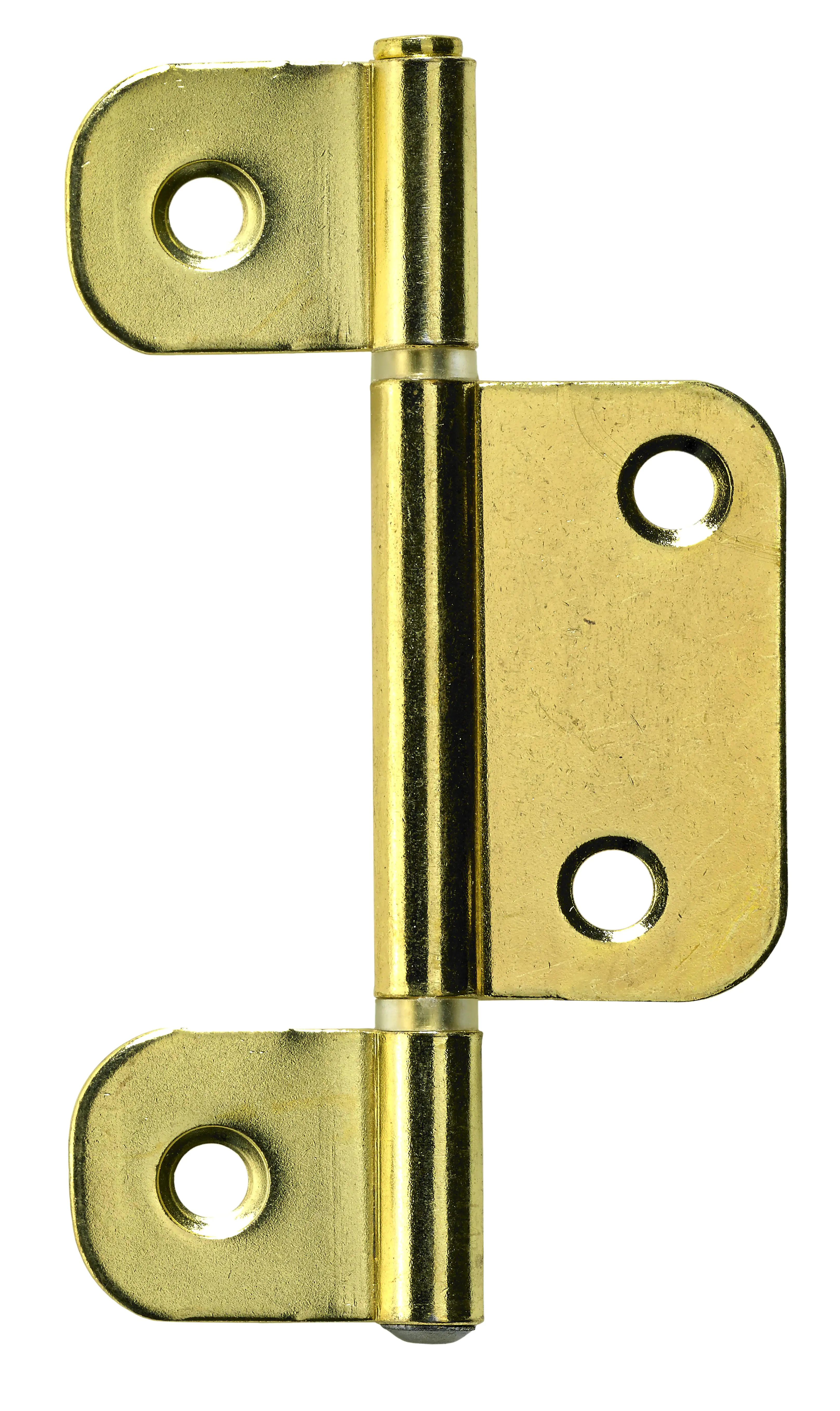 Hettich Lamellentürscharnier Stahl, vermessingt, 22 x 81 mm, 1 Stück