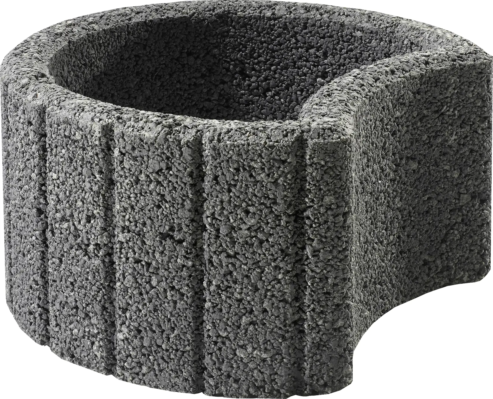Kann Pflanzstein Groß 48 x 38 x 25 cm anthrazit Kann Pflanzstein Groß 48 x 38 x 25 cm anthrazit