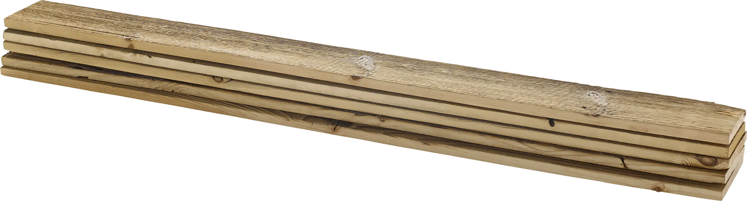Altholzbretter Fichte/Tanne/Kiefer Breite 13-16 cm x Länge 150 cm, 5 Stk.