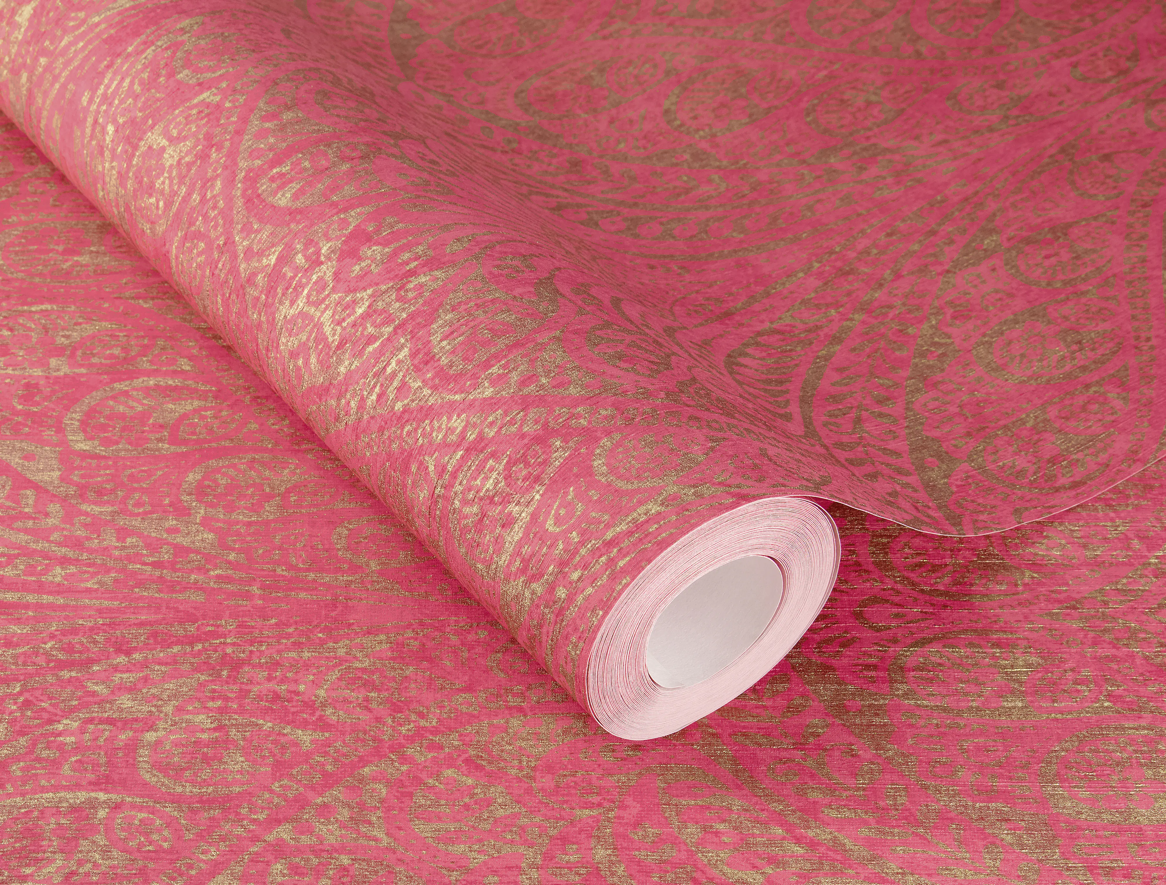 Rasch Vliestapete 746365 Pink-Dunkelpink Muster & Motive 10,05 m x 0,53 m