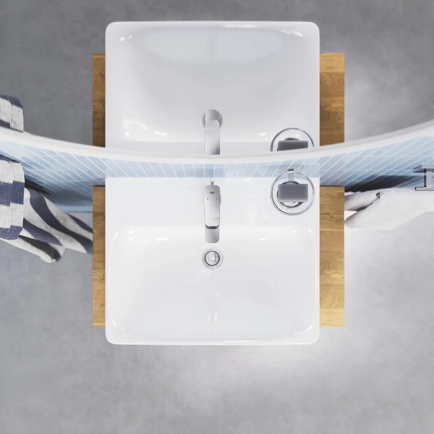 Grohe Quickfix Waschtischarmatur Dice S verchromt Grohe Quickfix Waschtischarmatur Dice S verchromt