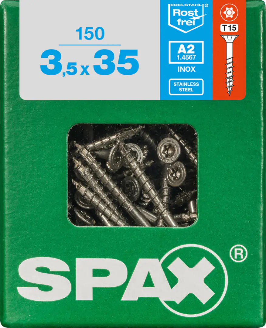 Spax Universalschrauben 3.5 x 35 mm TX 15 - 150 Stk.