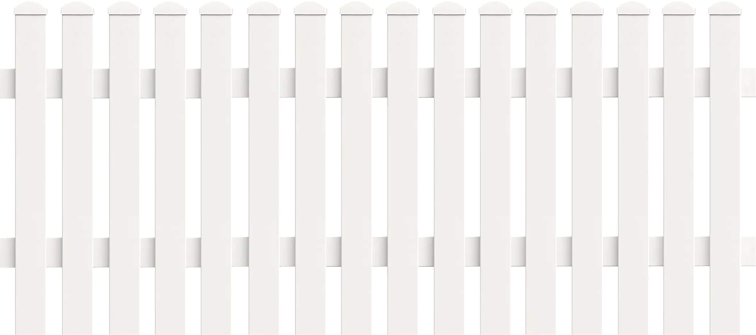 KM Zaun Zaunfeld Meran Gerade 181,3 x 120 cm, weiß