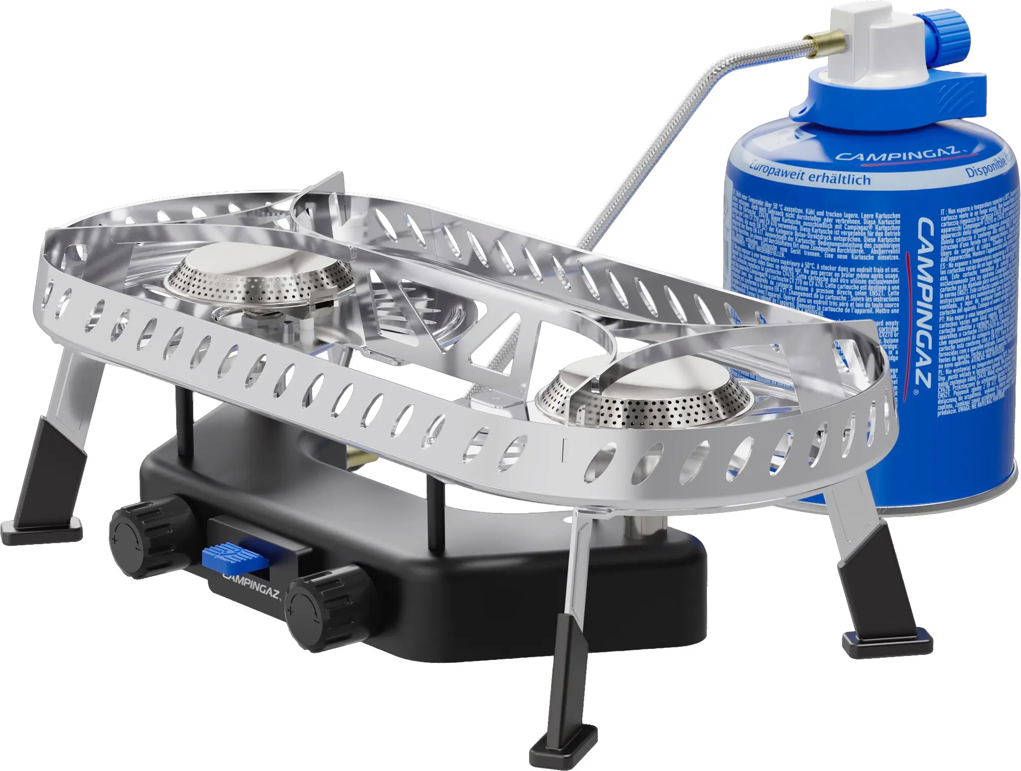 Campingaz Campingkocher Camp & Trek Twin silber-schwarz