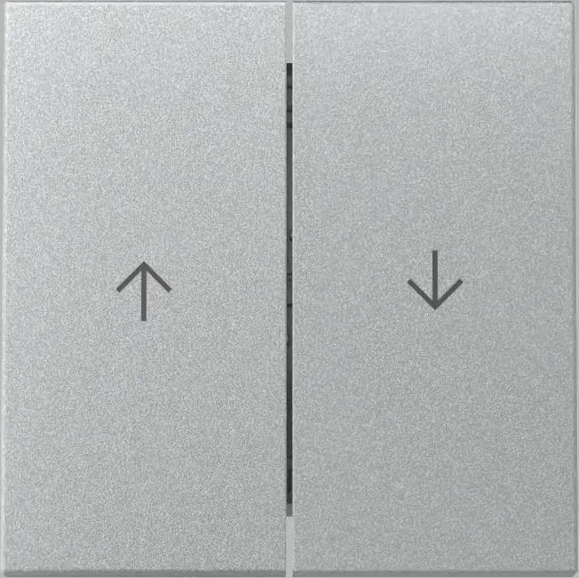 Gira Jalousiewippe 2fach System 55 Thermoplast alu 329426