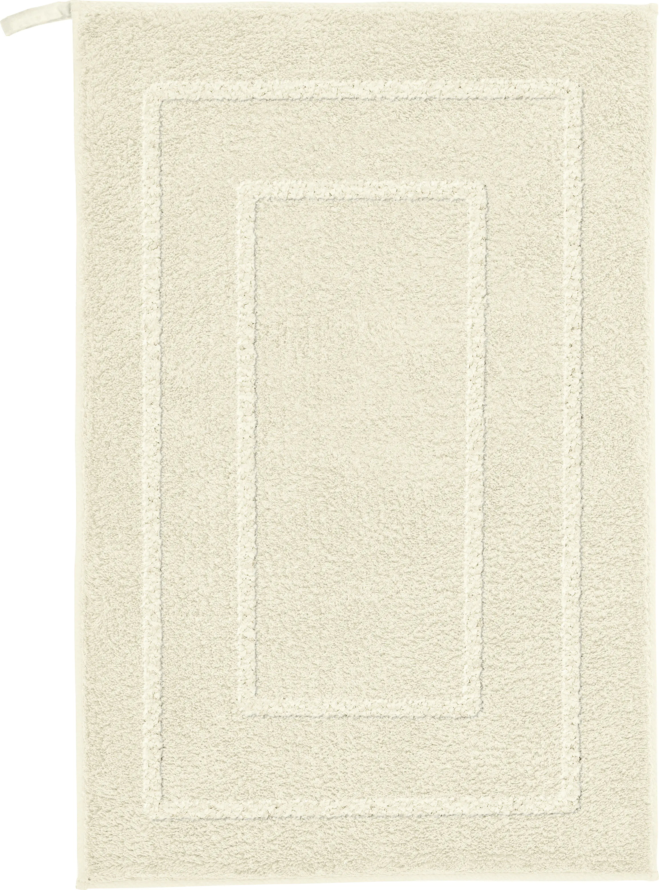 Kleine Wolke Badteppich Nico sandbeige Polyester 50 x 80 cm