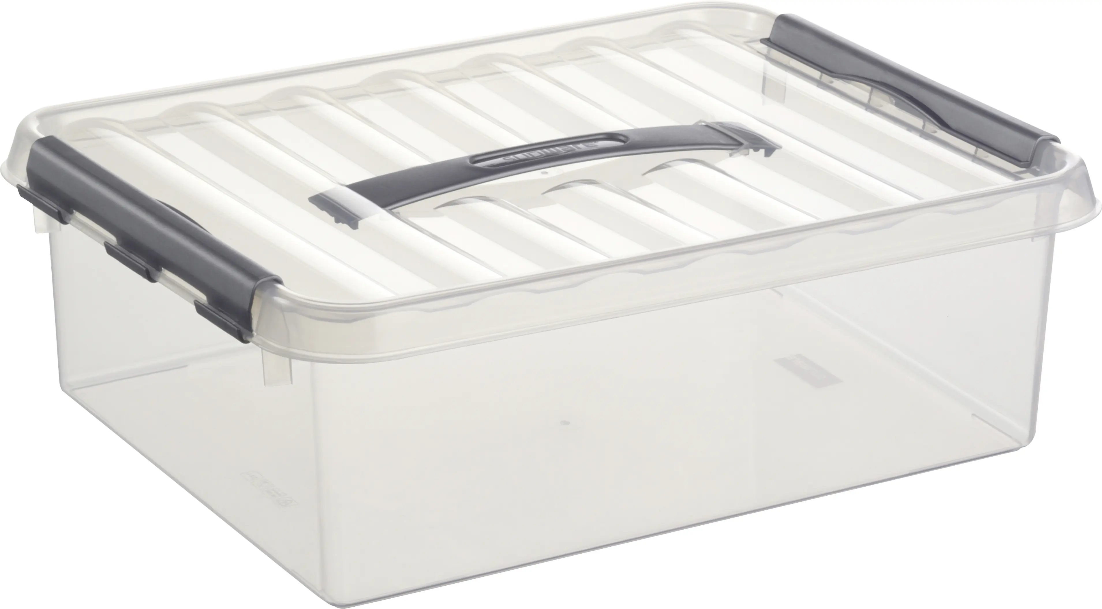 Sunware Aufbewahrungsbox Q-Line mit Deckel 40 x 30 cm 10 L transparent