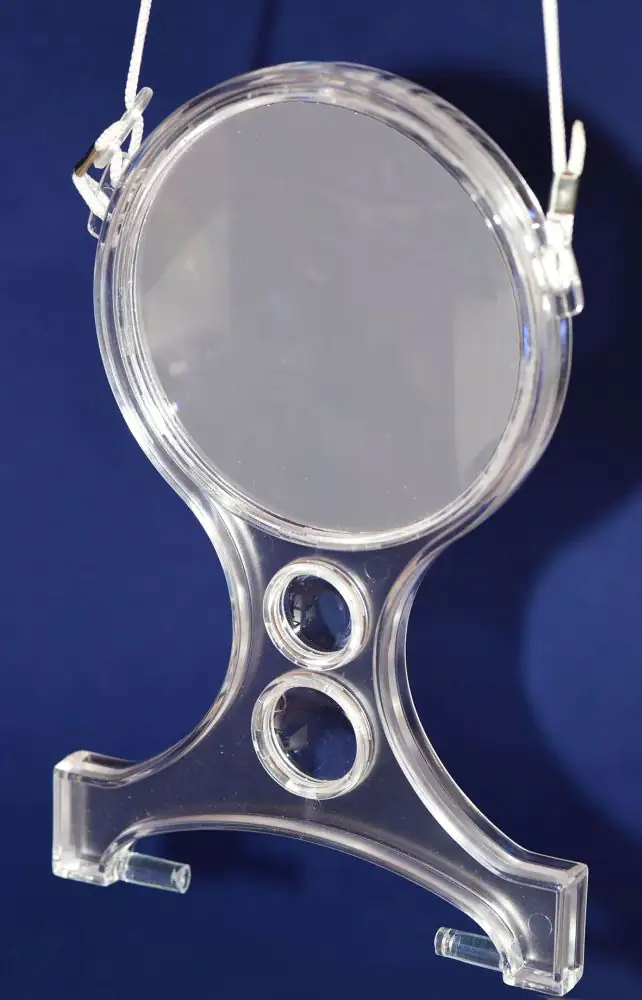 Digiphot Handarbeitslupe CM-20 volltransparent, 2-fach Vergrößerung, 5- und 8-fach Spots