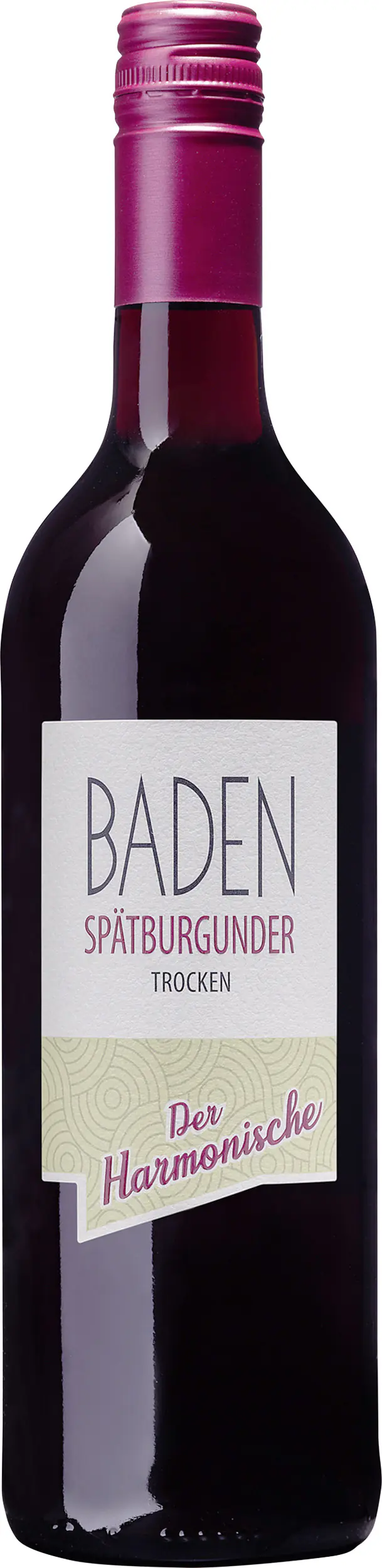 Baden Rotwein Spätburgunder QW trocken Der Harmonische 0,75 l