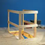 Dolle Lukenschutz-Geländer Holz für Bodentreppen bis max. 130 x 70 cm