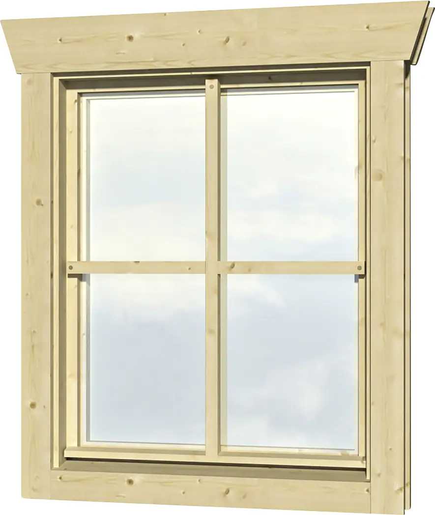 SKAN HOLZ Einzelfenster BxH 57,5 x 70,5 cm Anschlag rechts für 28 mm Häuser