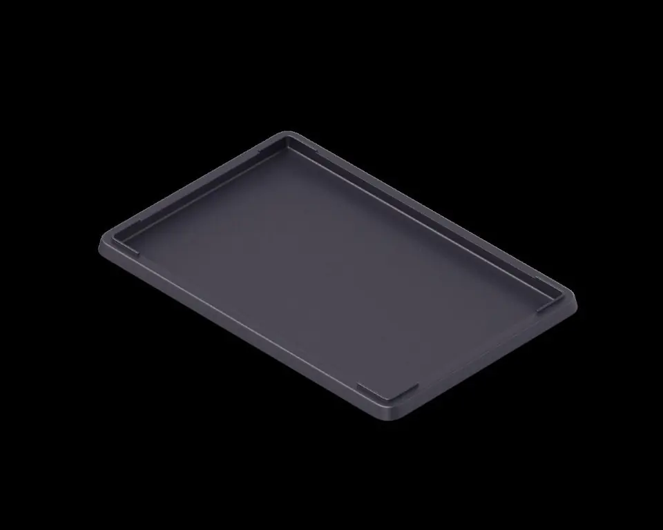 Upyard Bodenschale für Hochbeet Kunststoff 80 x 60 cm schwarz